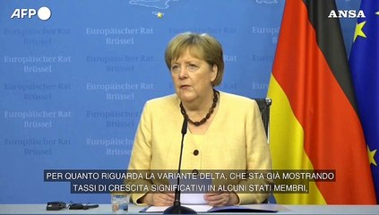 Covid, Merkel: "Con la variante Delta la fine della pandemia non e' vicina"