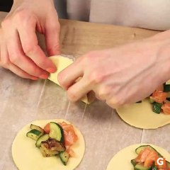 Sfogliatine al salmone e zucchine!