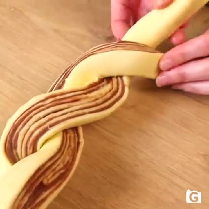 Treccia alla Nutella: la ricetta facile e veloce!