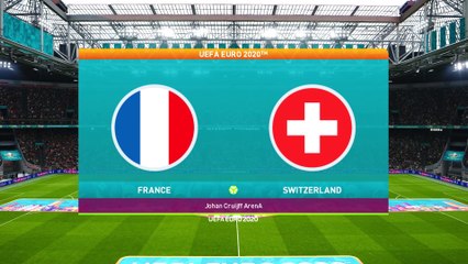 France vs Switzerland || UEFA Euro 2020 - 28th June 2021 || PES 2021