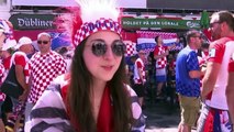 Croatia fans outnumber Spain supporters in sunny Copenhagen