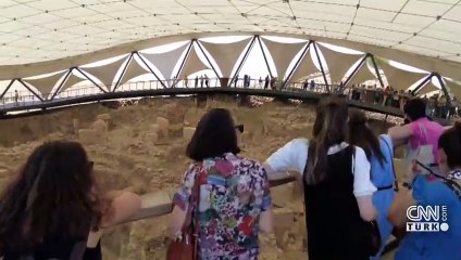 Salgına rağmen Göbeklitepe'ye ziyaretçi akını