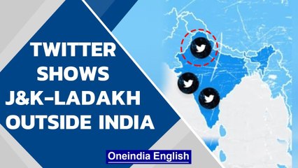 Télécharger la video: Twitter courts controversy, shows Jammu-Kashmir and Ladakh outside India on its site| Oneindia News