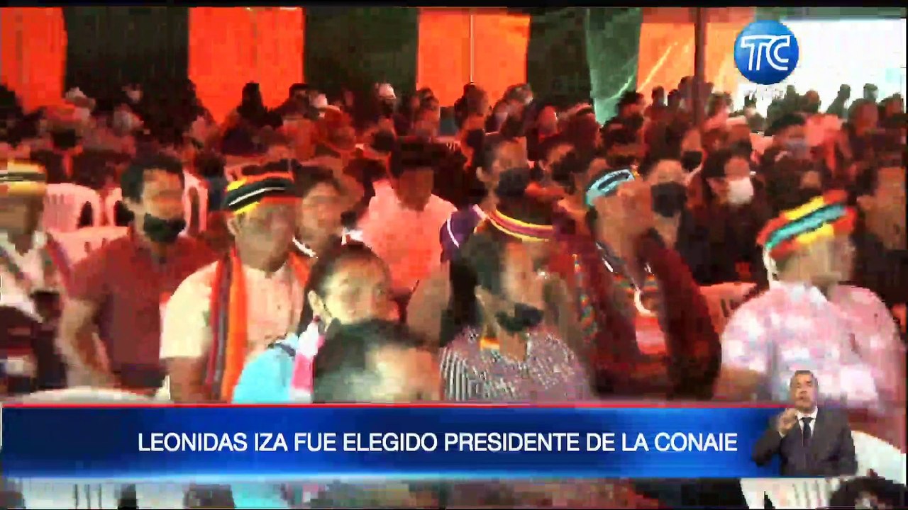 Leonidas Iza fue elegido nuevo presidente de la CONAIE