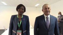 Son dakika haber... Dışişleri Bakanı Çavuşoğlu, Orta Afrika Cumhuriyeti Dışişleri Bakanı Sylvie Baipo-Temon ile görüştü