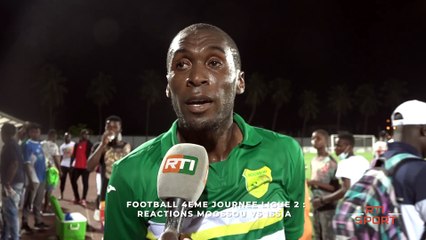 Foot 4eme journée ligue 2: Réactions moossou vs issia