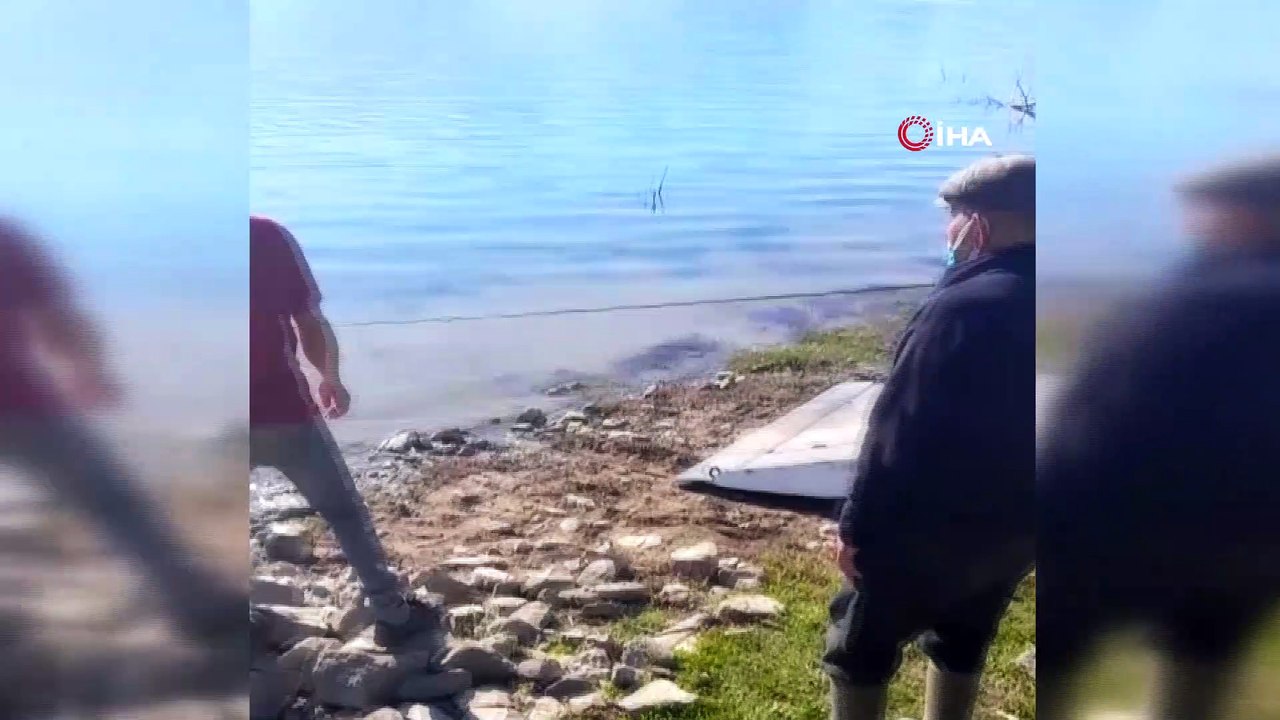 Balık tutmaya gittiği barajdan balık yerine otomobilini çıkardı