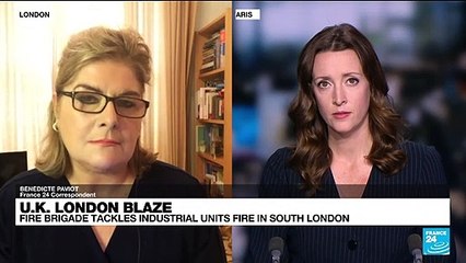 Firefighters tackle blaze in south London