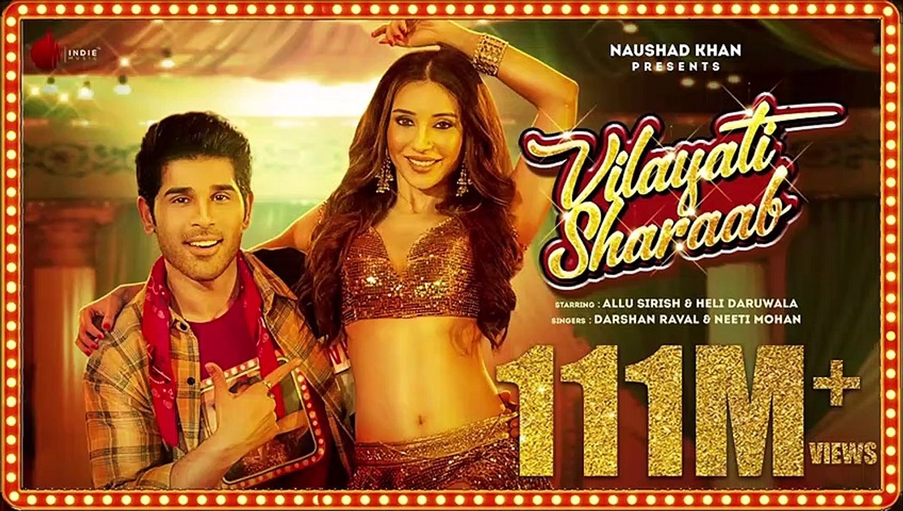 Vilayati Sharaab Official Video | Darshan R | Neeti M | Allu Sirish | Heli D | Lijo-Chetas
