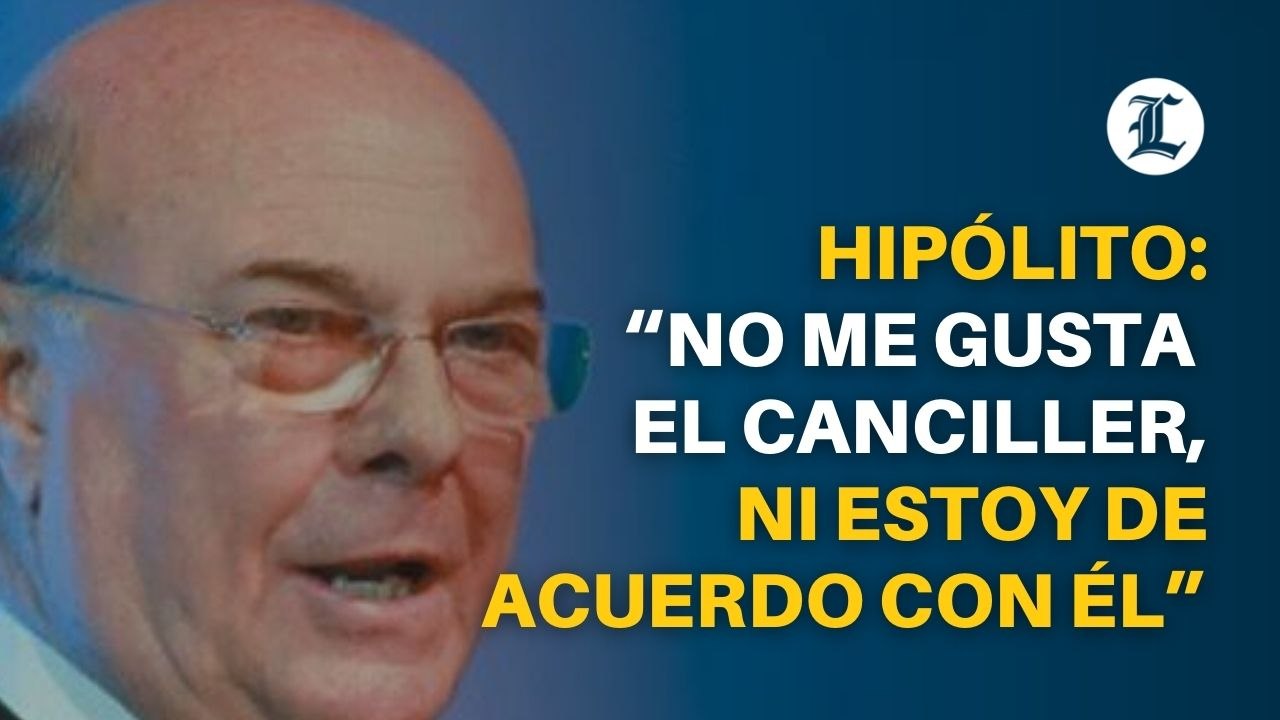 Hipólito Mejía: “No me gusta el canciller, ni estoy de acuerdo con él, pero el que nombra es Luis”