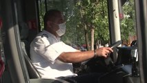 YKS'ye girecek öğrenciler için güzergah değiştiren şoför konuştu