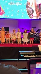 Kid at School Program Makes Crowd Laugh