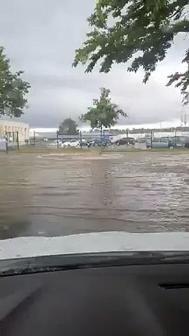 Inondations à Rennes lundi 28 juin 2021