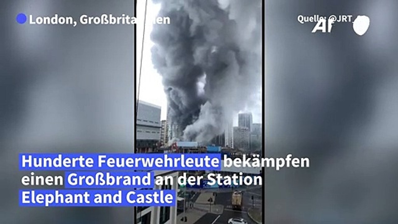 Riesige Rauchwolke über London