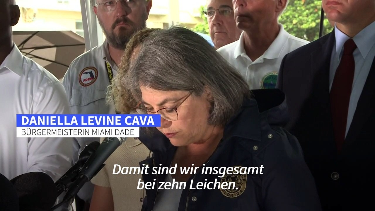 Zehn Tote durch Hauseinsturz in Florida