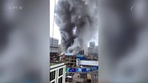 Espectacular incendio en el centro de Londres