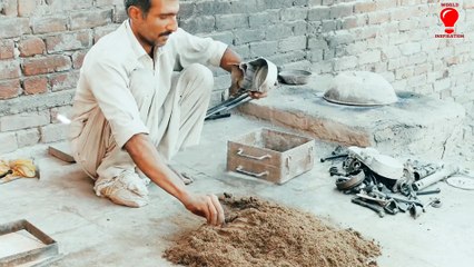 Motorcycle Engine Cover || With Aluminum || Casting Amazing Skills #Craft