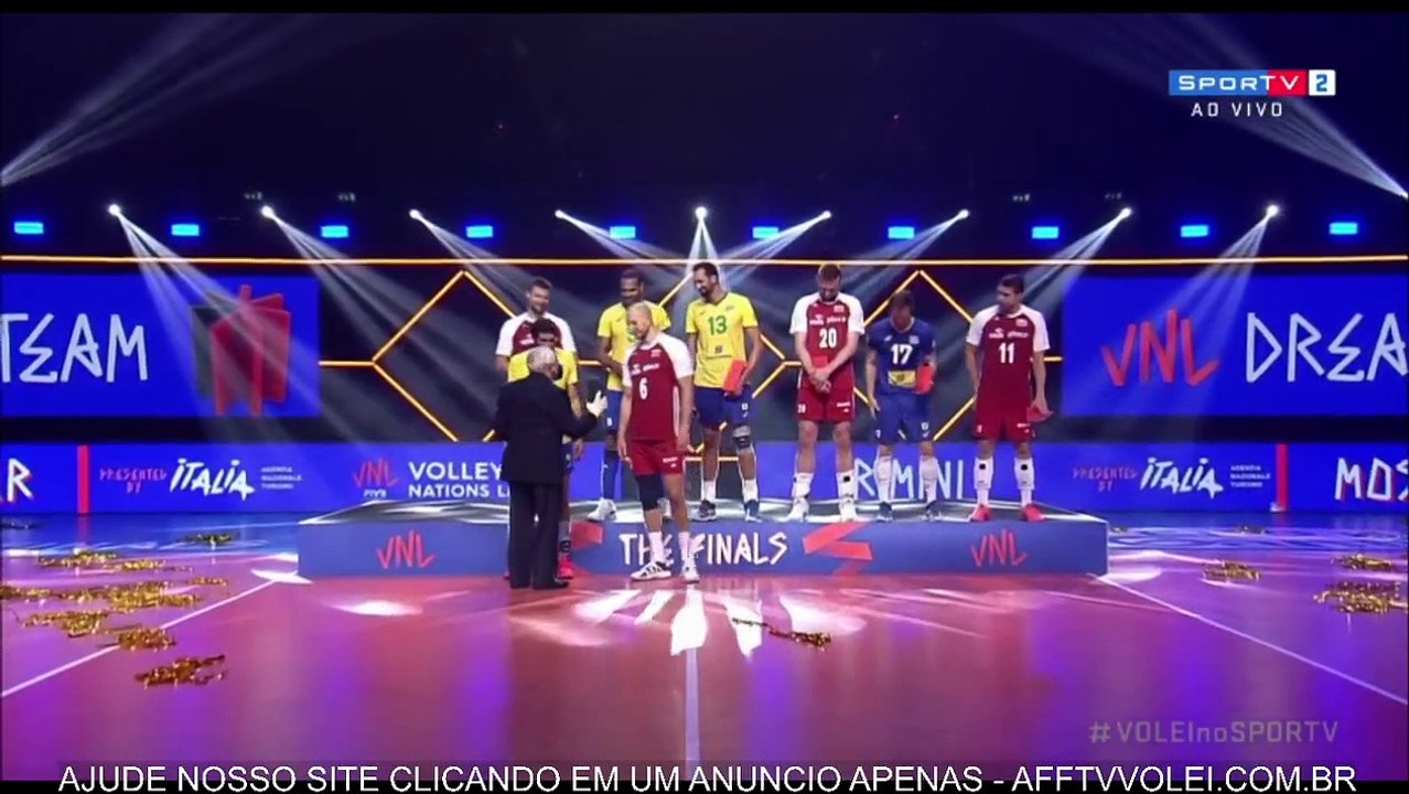 Cerimonia - BRA x POL - FINAL LIGA DAS NAÇÕES 2021