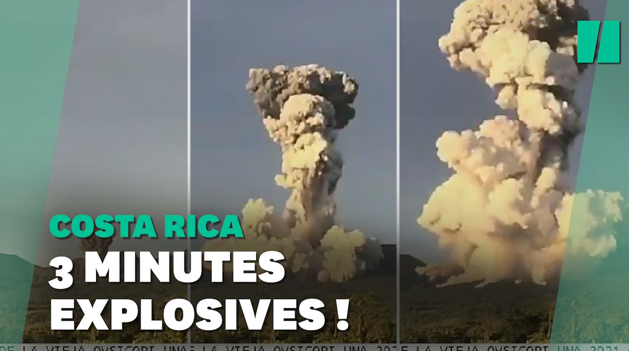 Au Costa Rica, spectaculaire éruption du volcan Rincón de la Vieja
