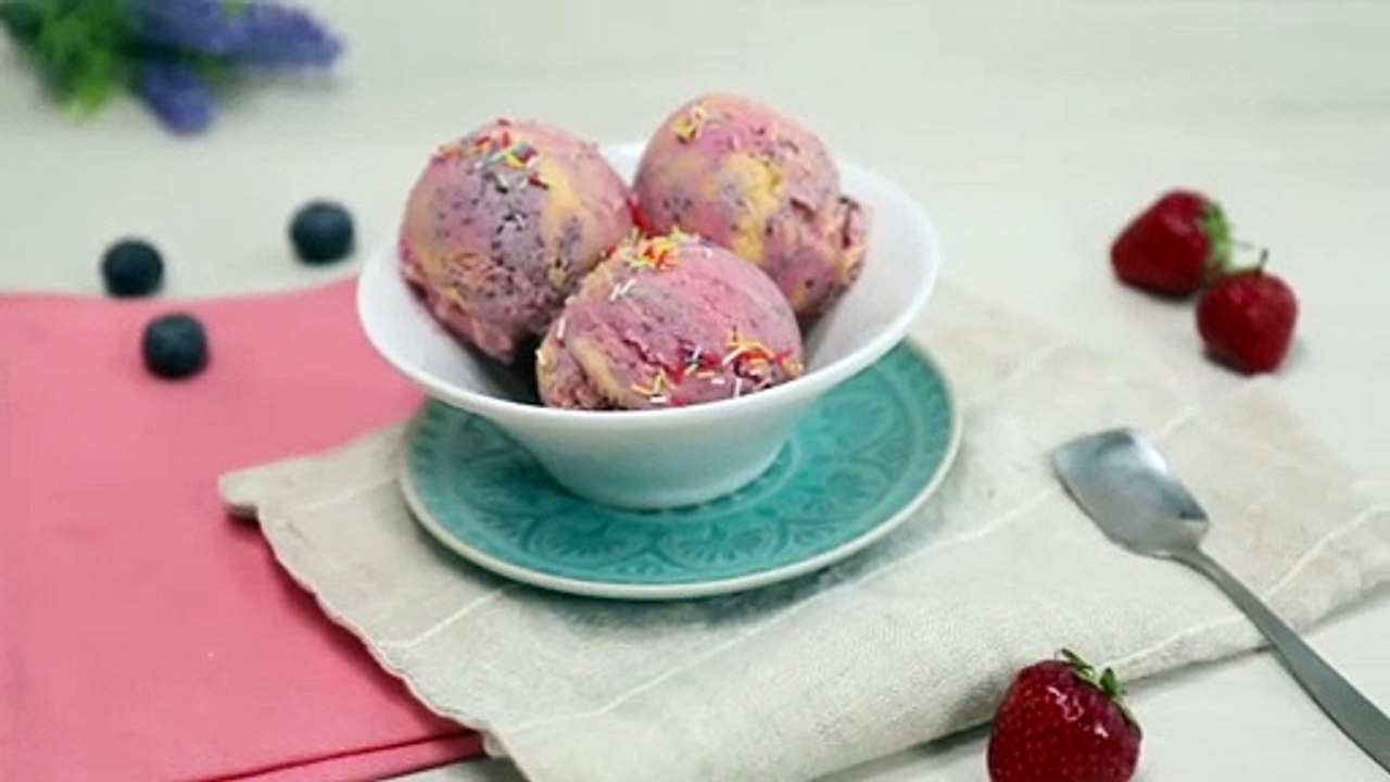 Voćni sladoled unicorn