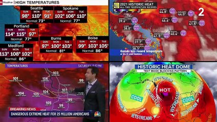 Canicule : l'Amérique du Nord étouffe sous un dôme de chaleur