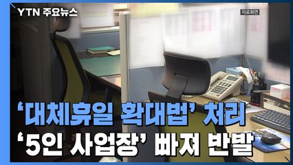 "대체휴일? 그림의 떡"...5인 미만 사업장 해당 無 / YTN