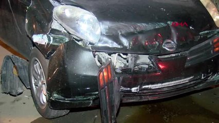 SARIYER'DE KONROLDEN ÇIKAN OTOMOBİL ALT YOLA DÜŞTÜ; SÜRÜCÜ YARALANDI