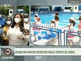 Plan Caracas Bella, Patriota y Segura rehabilita espacios deportivos en la parroquia San Agustín
