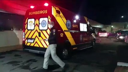Jovem é levado à UPA Tancredo após cair de escada no Bairro Cascavel Velho