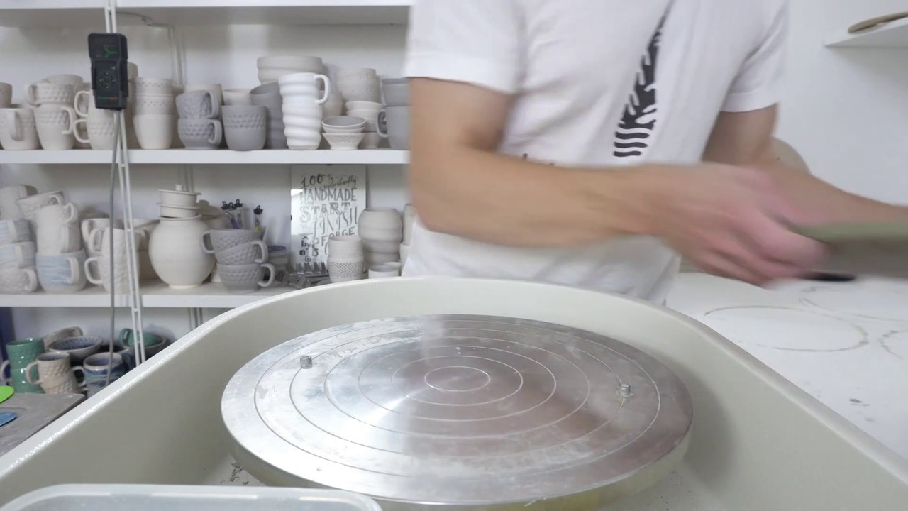 Satisfying Pottery ASMR  Swirly Planter