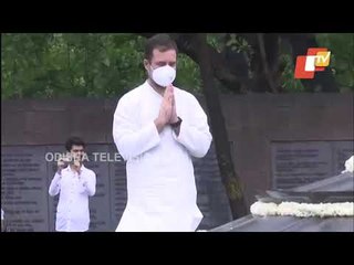 Rahul Gandhi Pays Tribute To Rajiv Gandhi On His Death Anniversary