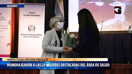 Homenajearon a las 25 mujeres destacadas del área de salud