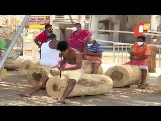 Rath Yatra | Construction Of Chariots Underway In Bio Bubble In Puri