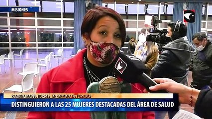 Distinguieron a las 25 mujeres destacadas del área de salud