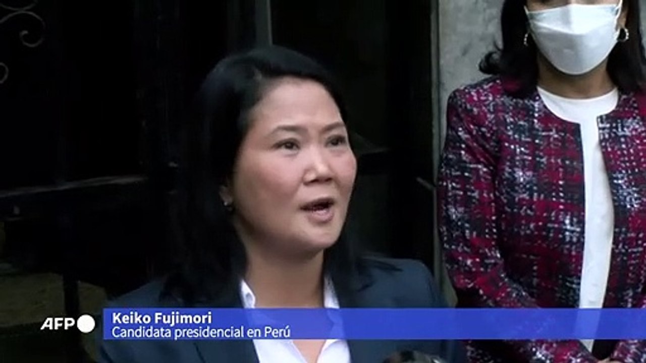Keiko Fujimori pide auditoría internacional para revisar elecciones en Perú