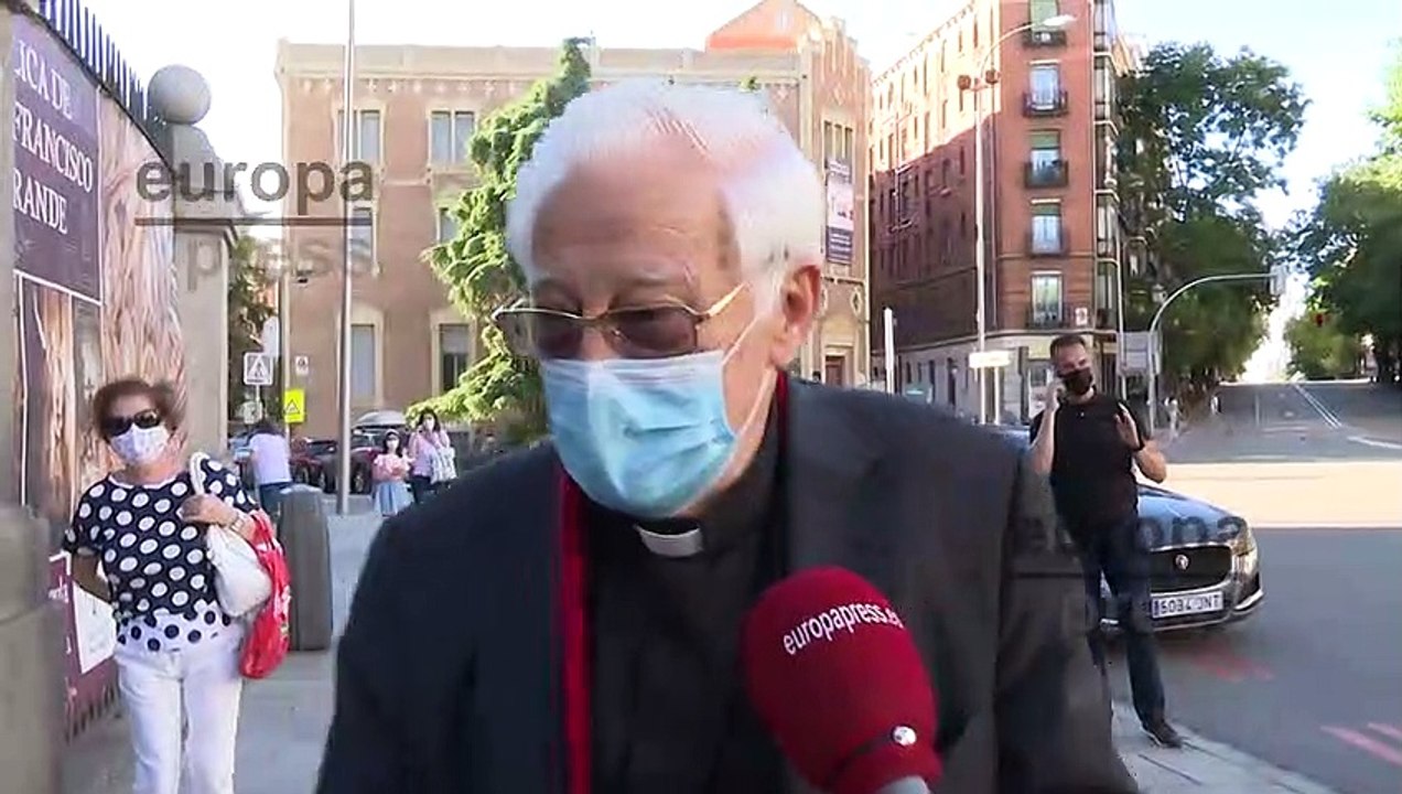 El  Padre Ángel recuerda con unas palabras muy cariñosas a Carlos Falcó