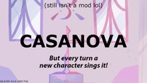 FNF - Casanova but every turn a new character sings it!