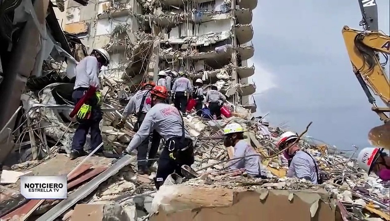 Seis científicos del National Institute of Standards and Technology investigan qué provocó el accidente de Miami