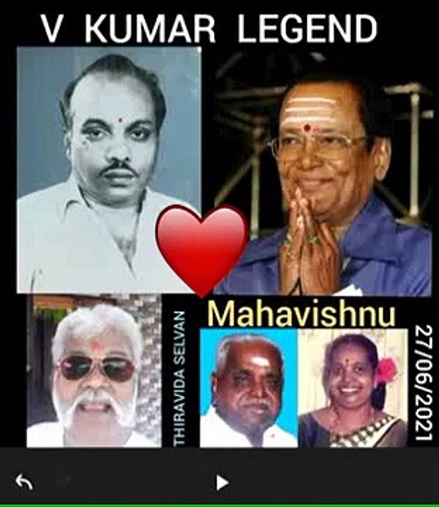 V KUMAR  LEGEND  THIRAVIDA SELVAN SINGAPORE