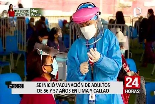 COVID-19: Óscar Ugarte supervisó inmunización a adultos mayores de 56 años en el Agustino