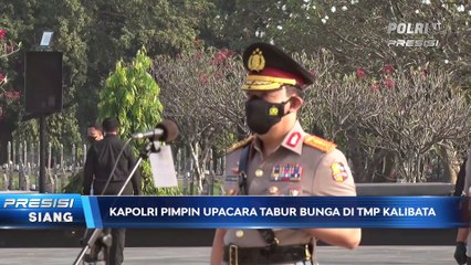Kapolri Tabur Bunga di TMP Kalibata