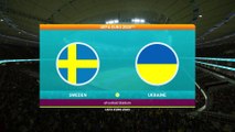 Sweden vs Ukraine || UEFA Euro 2020 - 29th June 2021 || PES 2021
