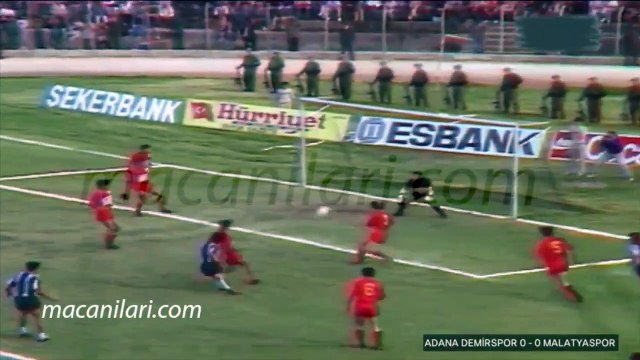 Adana Demirspor 0-0 Malatyaspor [HD] 18.10.1987 - 1987-1988 Turkish 1st League Matchday 8
