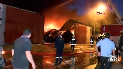 Ankara'da atık dönüşüm tesisinde yangın