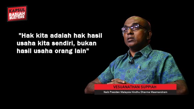 Kalau ambil hak orang lain, itu rasuah!