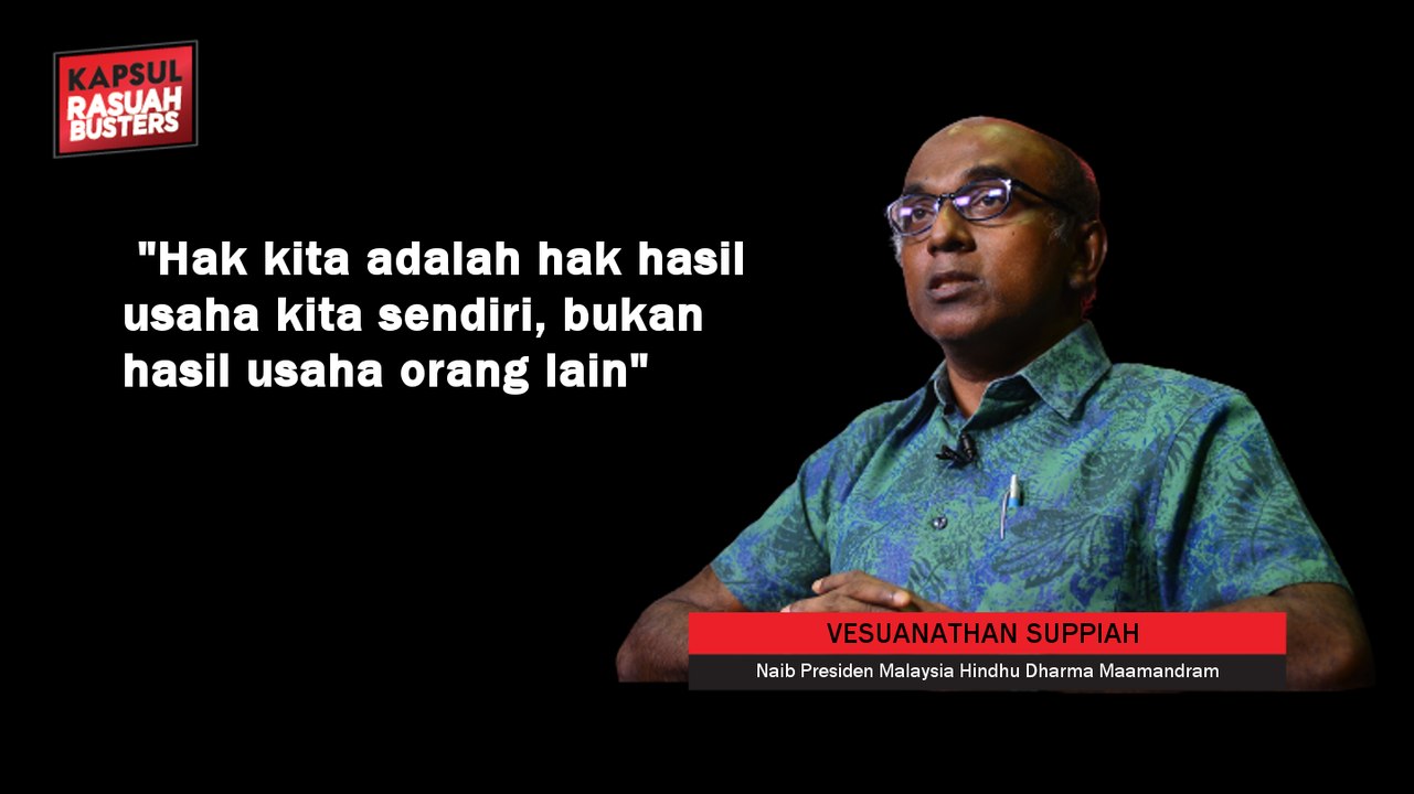Kalau ambil hak orang lain, itu rasuah!