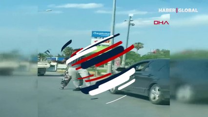 Trafikte baltalı - döner bıçaklı tartışma