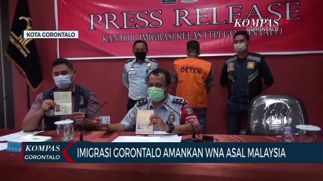 Melanggar Izin Tinggal, Imigrasi Gorontalo Amankan WNA Asal Malaysia