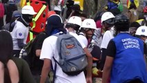 Clashes continue between anti-government protesters and police in Colombia