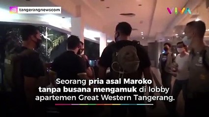 Mabuk, Bule di Tangerang Mengamuk dan Bentak Polisi
